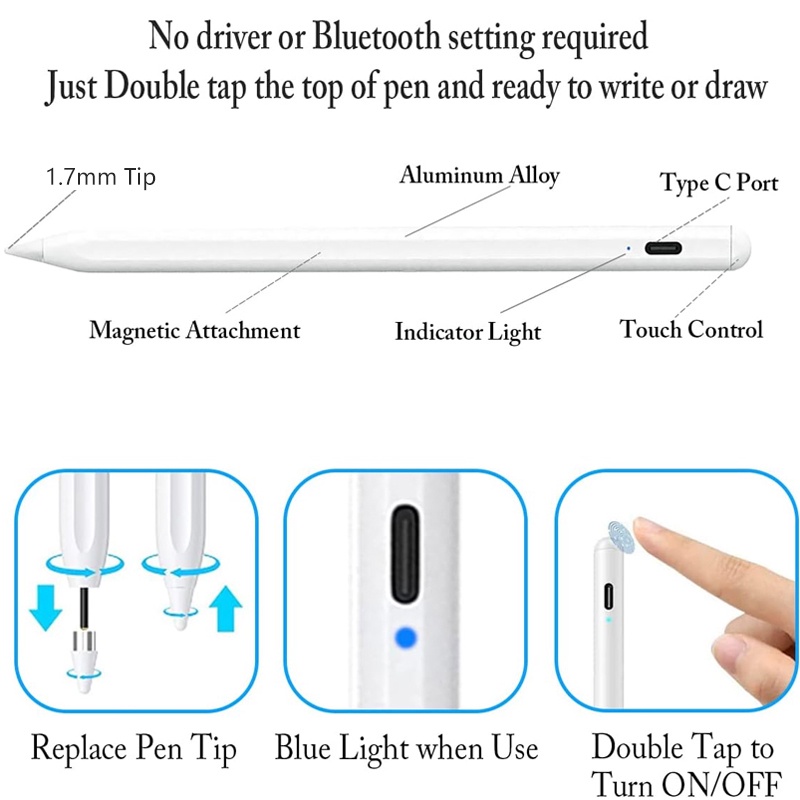 Bút Cảm Ứng Máy Tính Bảng iPad Pro / Air iOS / Android / Tablet