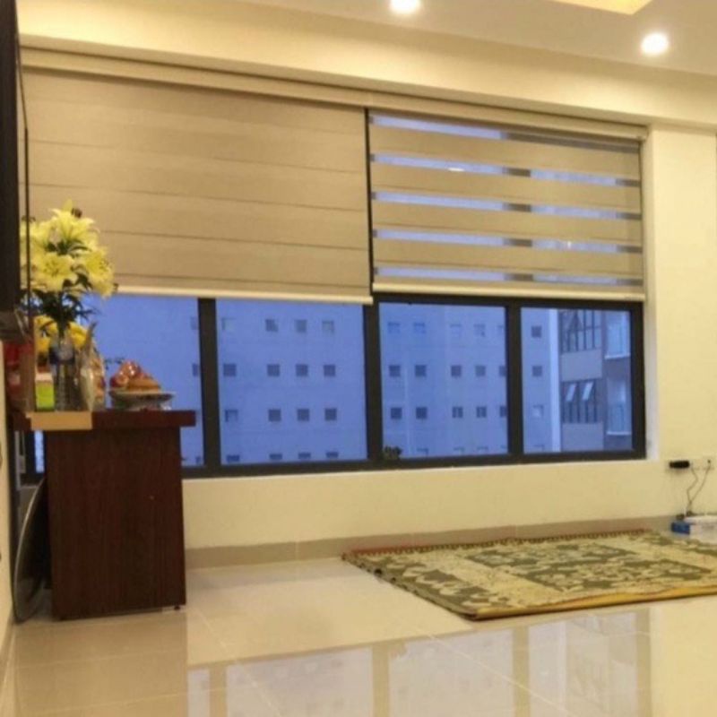 Rèm cầu vồng cao 125cm vải cản sáng 85%