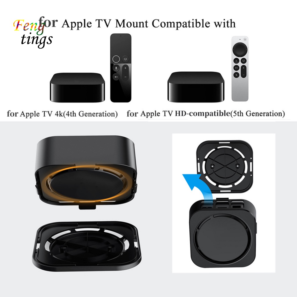 Giá Đỡ Gắn Tường Tản Nhiệt Chuyên Dụng Cho APPLE TV 4K / HD-compatible / Thế Hệ 4 / 5