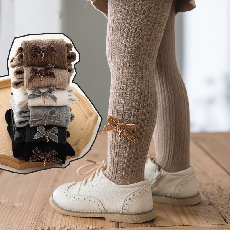 Quần Tất Cotton Dệt Kim Thời Trang Cho Bé Gái 1-10 Tuổi
