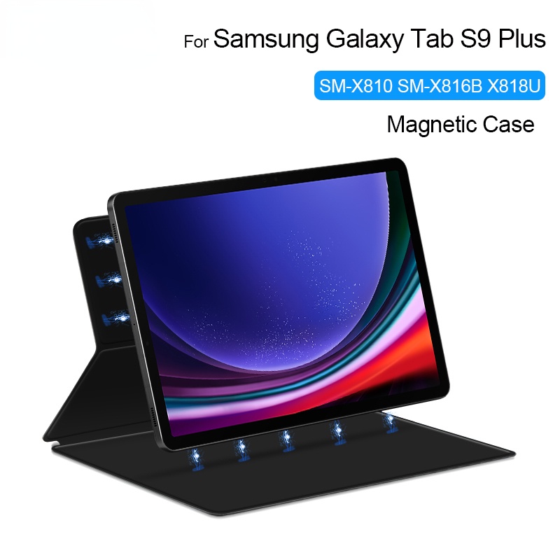 Ốp Máy Tính Bảng Từ Tính Siêu Mỏng Cho Samsung Galaxy Tab S9 Plus 12.4 "S9 + SM-X810 X816B S9 S8 S7 FE S7 +