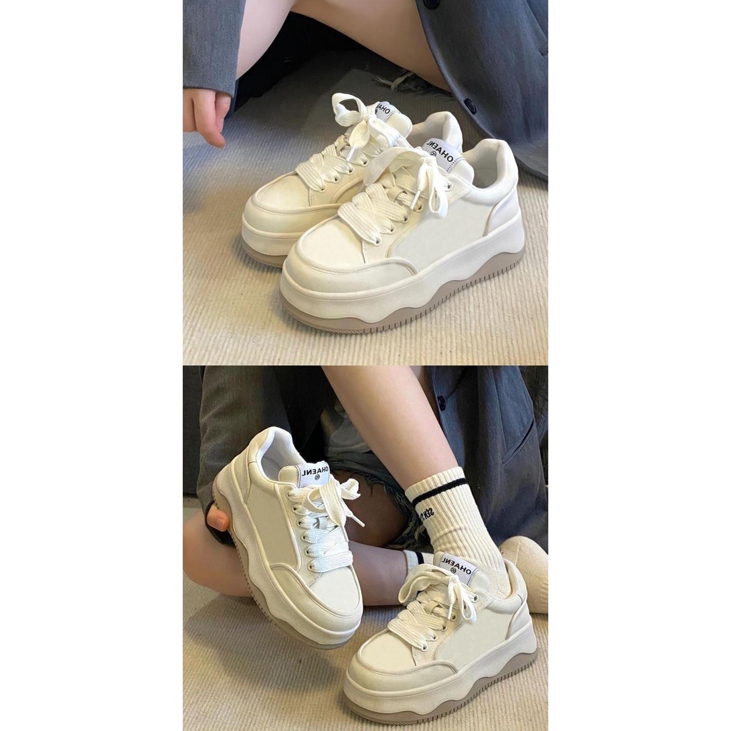 Giày Mũi Tròn Đế Dày Dễ Phối Đồ Thời Trang Xuân Hè 2023