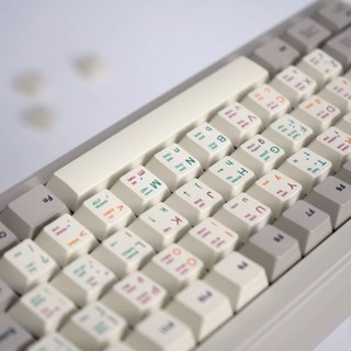 Retro Programmer Keycaps Cherry Profile PBT Dye Sub Cơ Keycap