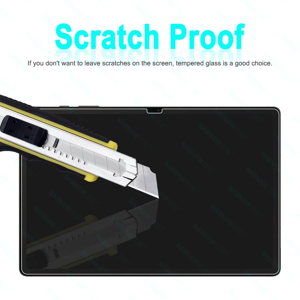 2 gói bảo vệ màn hình kính cường lực hd anti-scratch cho samsung galaxy tab s9 + wifi 5g 12,4 inch s9 plus tablet screen film