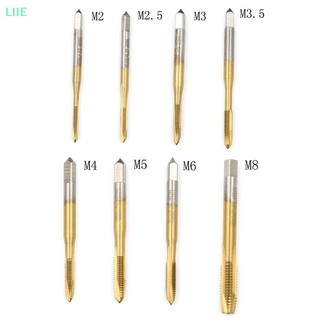 Li m2 / m2.5 / m3 / m3.5 / m4 / m5 / m6 / m8 hss metric straight flute thread screw tap plug tap ie
