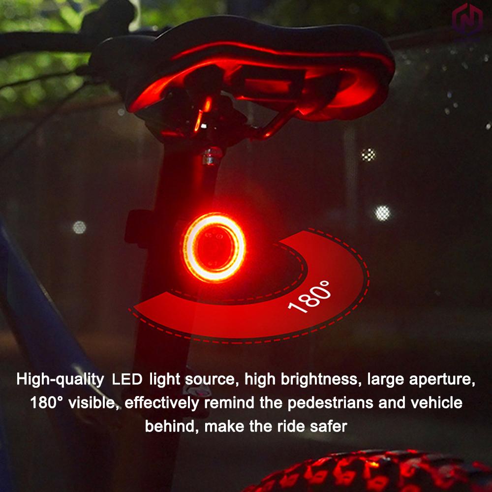 Đèn Hậu Cảnh Báo An Toàn Chống Thấm Nước Với 6 Chế Độ Chiếu Sáng Cho Xe Đạp Leo Núi MTB