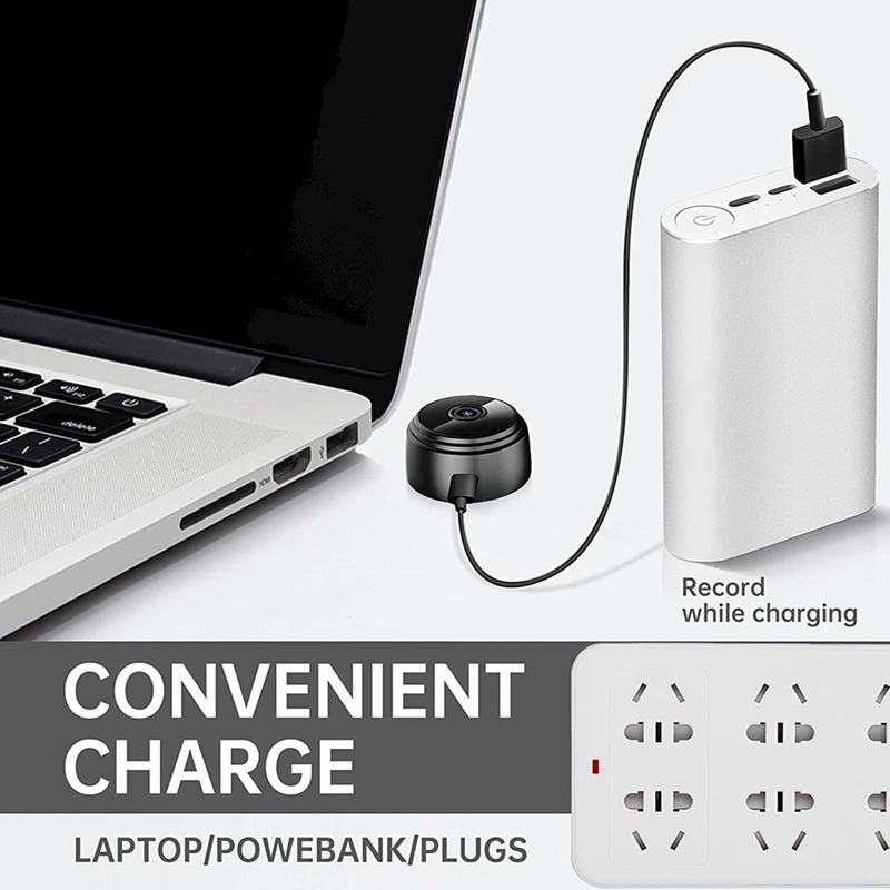 Camera An Ninh mini 1080p Kết Nối wifi Có Tầm Nhìn Ban Đêm