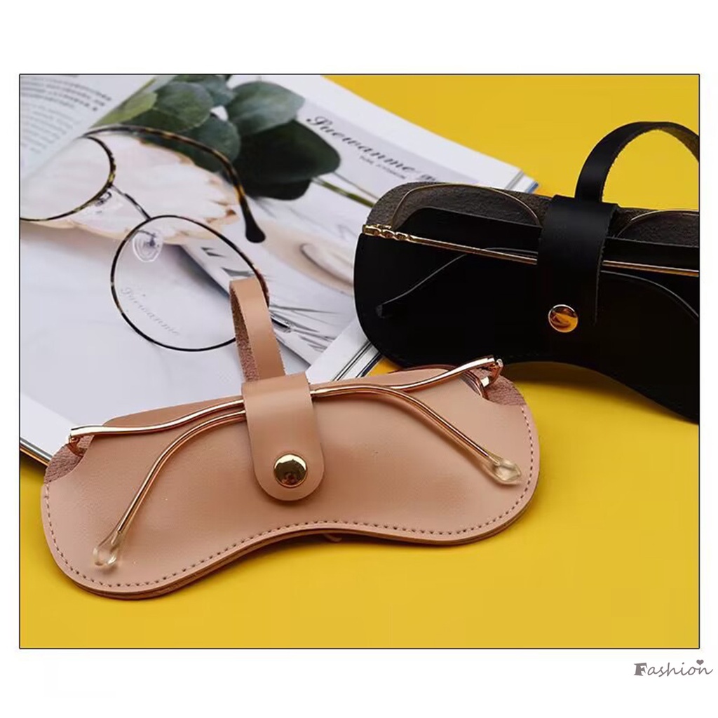 Túi Đựng Mắt Kính Hình Vỏ Sò Mềm Có Dây Treo Giá Đỡ