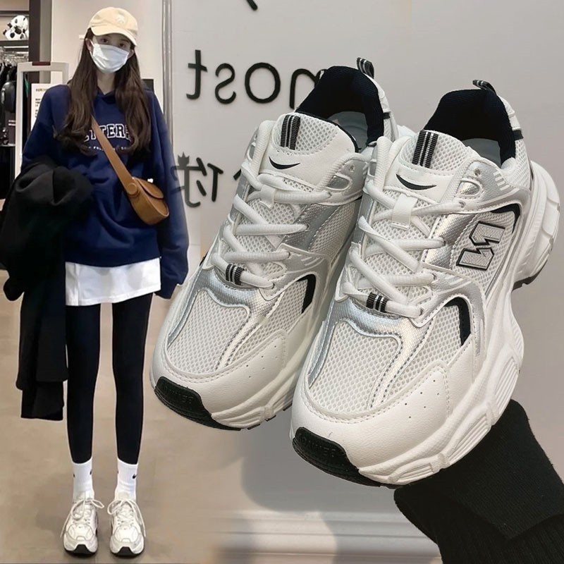 Miss o3o Giày Thể Thao Nữ Đế Dày Thoáng Khí Retro Thời Trang Thiết Kế Mới Cho Nữ 33Z080417