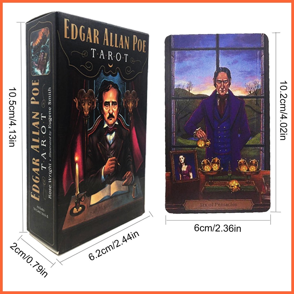 Bói toán bộ bài trò chơi tarot mới nhất edgar allan poe tarot cards fortune hướng dẫn kể phụ kiện cho part chunvn