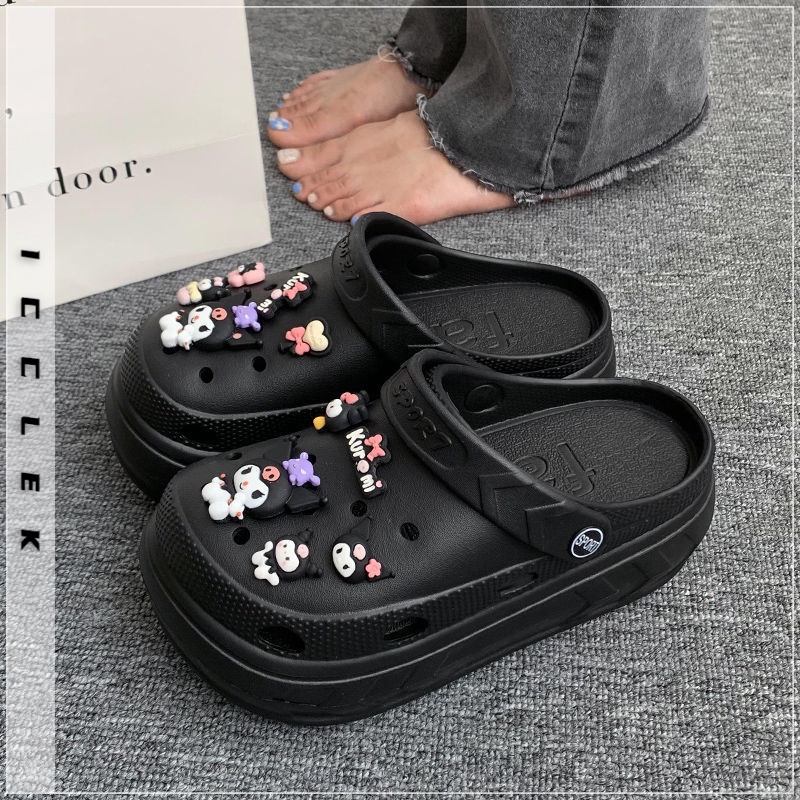 ICCLEK dép cross dép sandal nữ dép bánh mì nữ Thoải mái 33zDDX080323