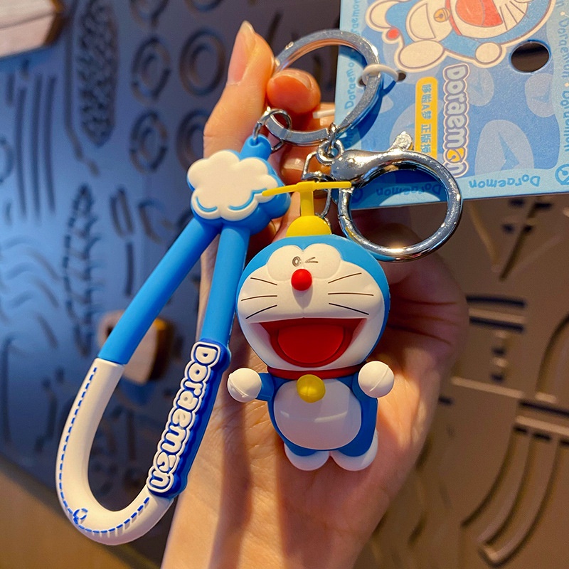 Móc Khóa Hình Máy Ảnh Doraemon Đáng Yêu