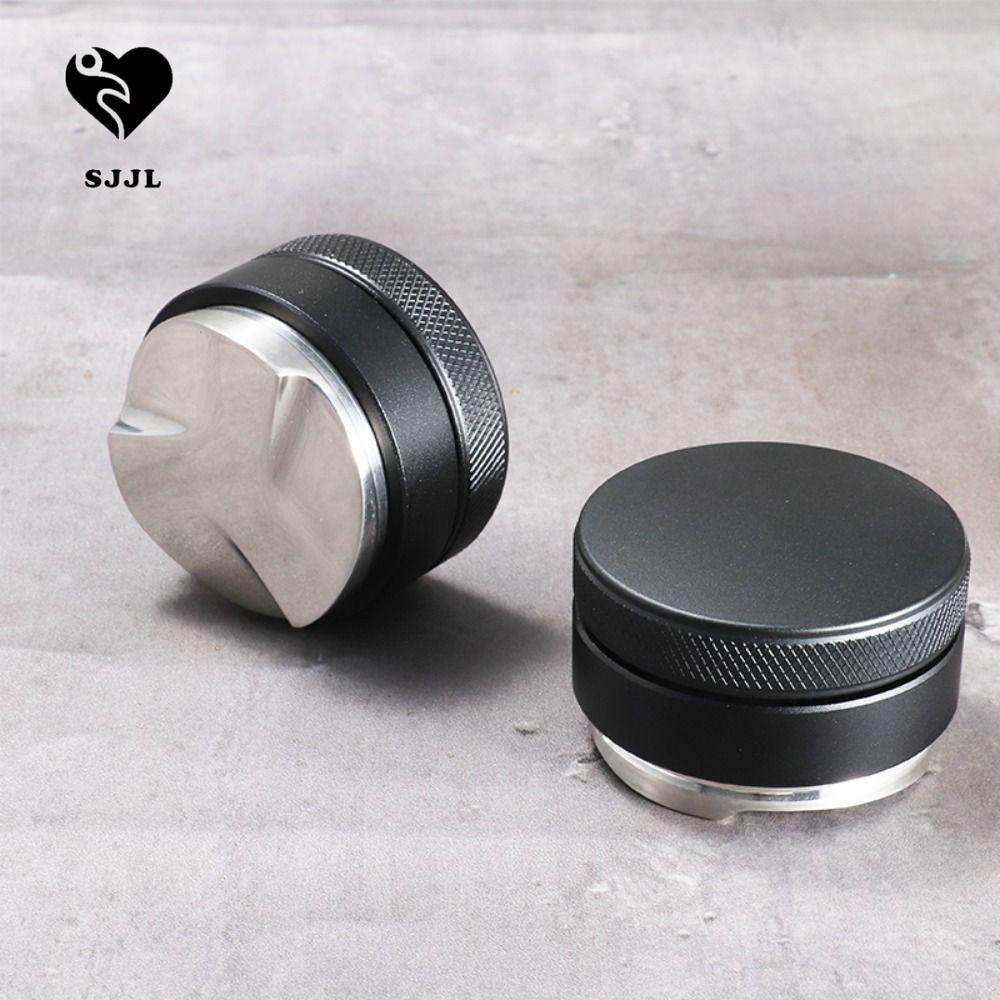 SJJL Coffee tamper 51/53 / 58mm điều chỉnh bằng thép không gỉ nhà phân phối cà phê ba góc