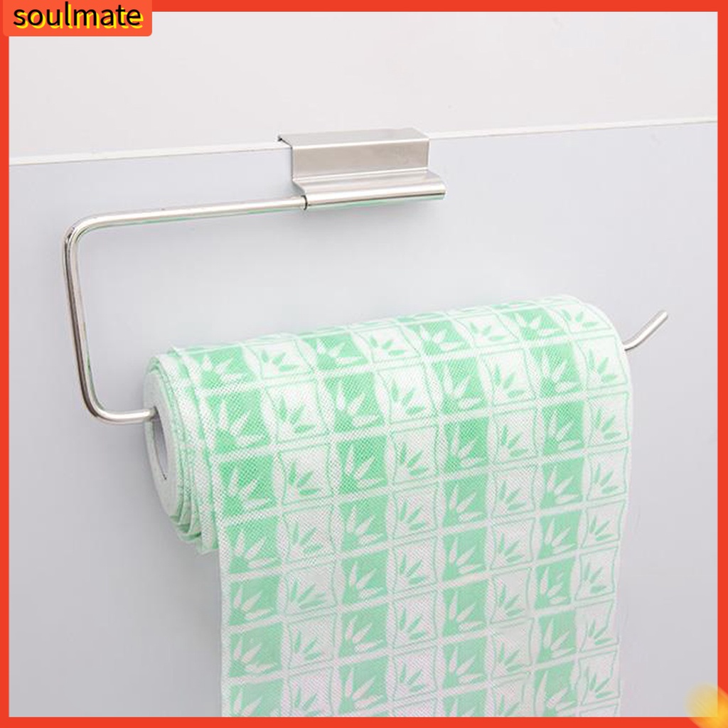Giá đỡ cuộn giấy treo tường chống ăn mòn bằng thép không gỉ được đánh bóng bề mặt móc treo khăn giấy phụ kiện nhà tắm