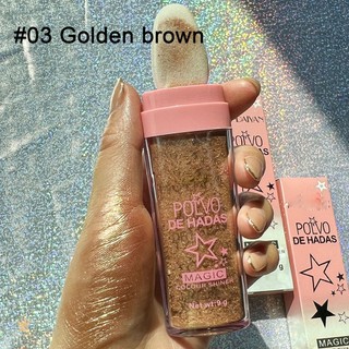 Fairy highlighter for face body full body illuminator 3d contour makeup powder