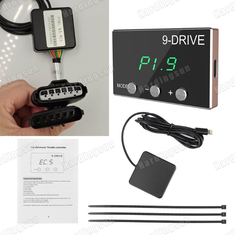 821 đối với bộ điều khiển phản ứng bướm ga toyota xe điện tử di động bàn đạp tăng tốc đua xe tăng tốc mạnh 9 ổ 5 chế độ cắm là chạy bộ phận điều chỉnh phụ kiện