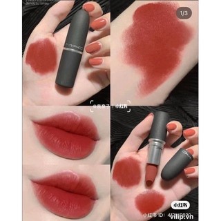 Son Mac Powder Kiss Lipstick màu 916 Devoted To Chili fullbox