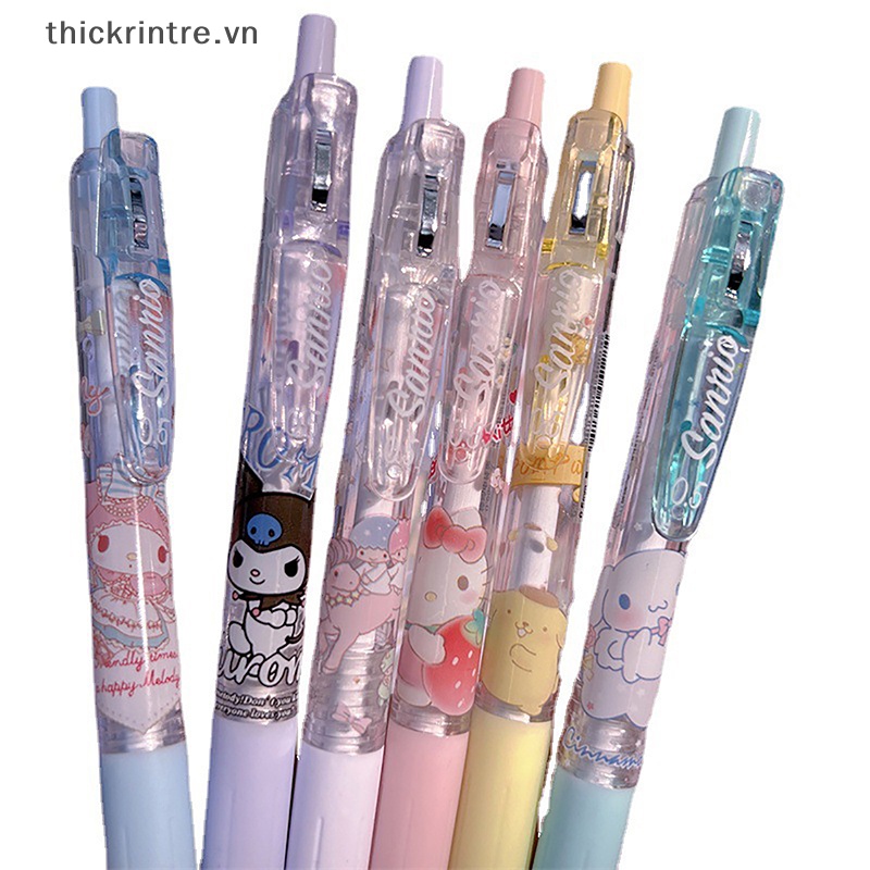 Thi 6 cái sanrio anime bút trung tính kawaii mymelody kuromi pachacco học sinh phim hoạt hình bút báo chí trẻ em văn phòng phẩm quà tặng đồ dùng học tập vn