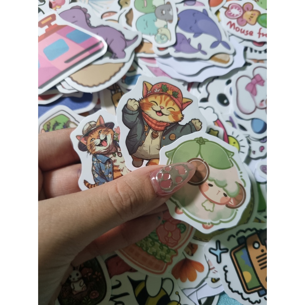 Hình Dán Sticker Mix Ngẫu nhiên Cute Set 10/20/30/50