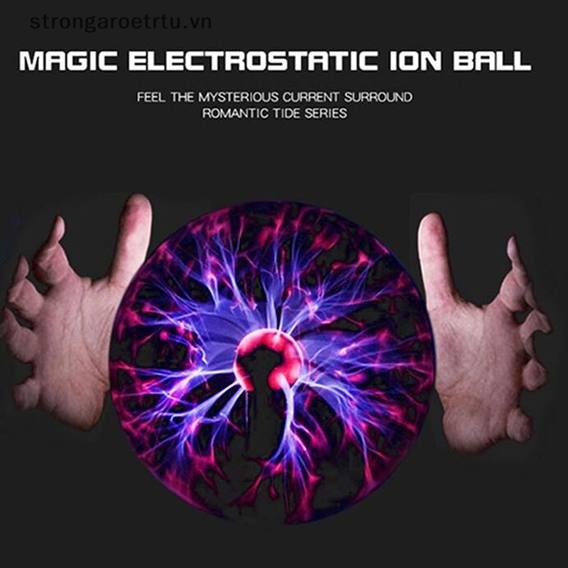 Strongaroetrtu 3 inch magic plasma ball đèn cảm ứng khí quyển nhạy cảm ánh sáng ban đêm đèn mới lạ cho trẻ em sinh nhật món quà giáng sinh vn