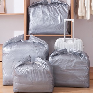 1/10 cái quilt quần áo tổ chức lưu trữ che bụi / túi đựng rác bằng nhựa chống bụi dung tích lớn / túi hành lý xách tay du lịch chống thấm nước di động dày túi đóng gói di chuyển