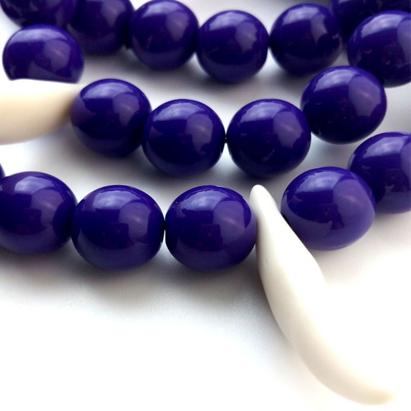Anime inuyasha vòng cổ trang sức của bốn linh hồn cosplay màu tím đính cườm sói răng dây chuyền choker trang sức unisex halloween phụ kiện thời trang