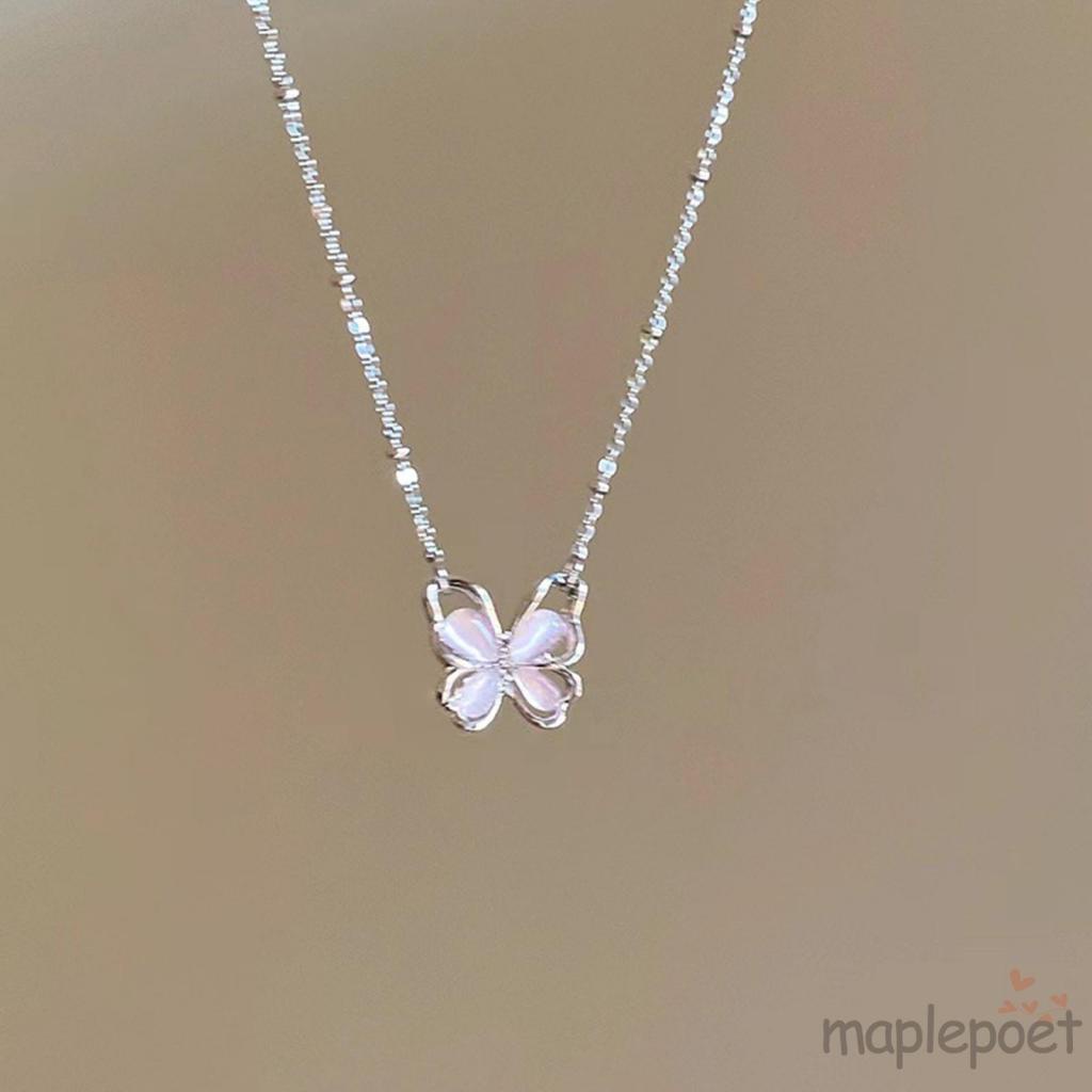 Vòng cổ Mặt Hình Bướm Sáng Tạo Ngọt Ngào Cho Nữ