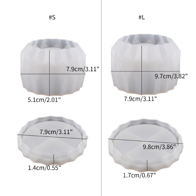 Khuôn Silicon Đổ Xi Măng Làm Chậu Hoa Trang Trí Sân Vườn diy