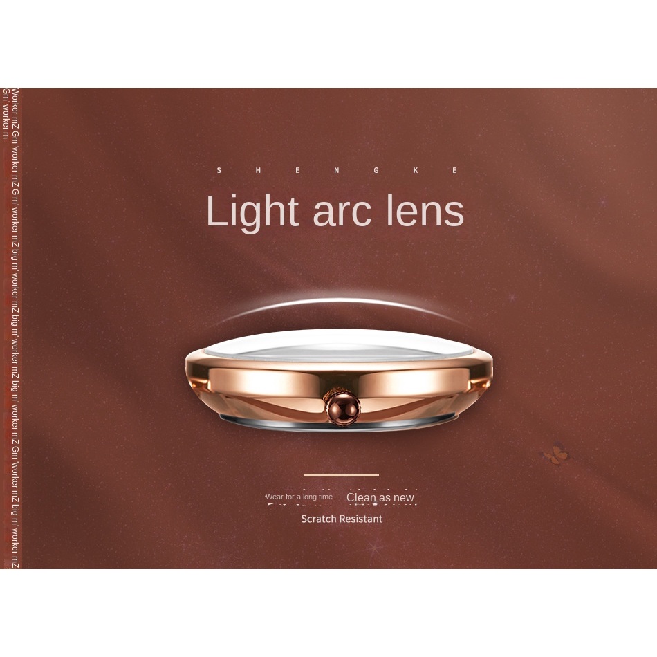 Đồng Hồ Đeo Tay Chống Nước Họa Tiết Lá Cây Đơn Giản Sáng Tạo Dành Cho Nữ