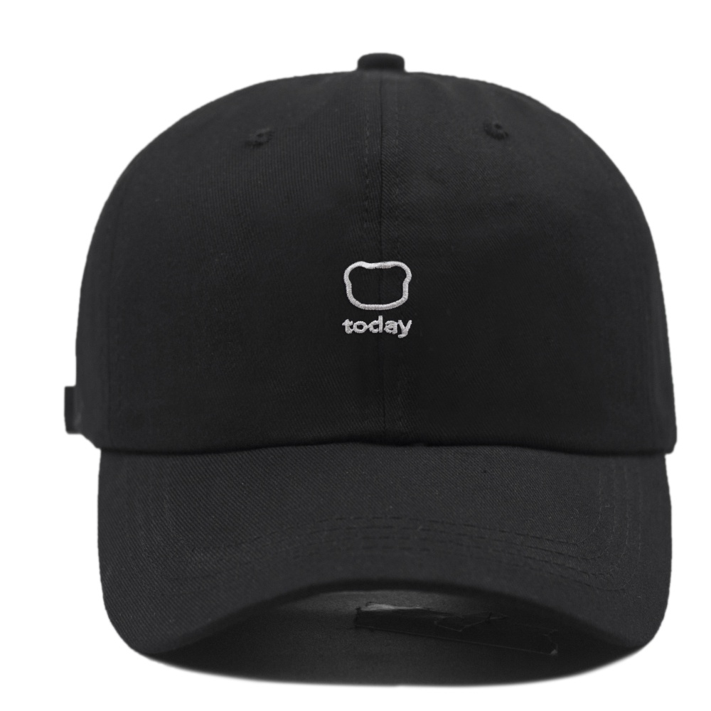 Mũ lưỡi trai LINJW mềm mại thêu chữ chống nắng thoải mái thoáng khí mùa hè 2023 cho nữ