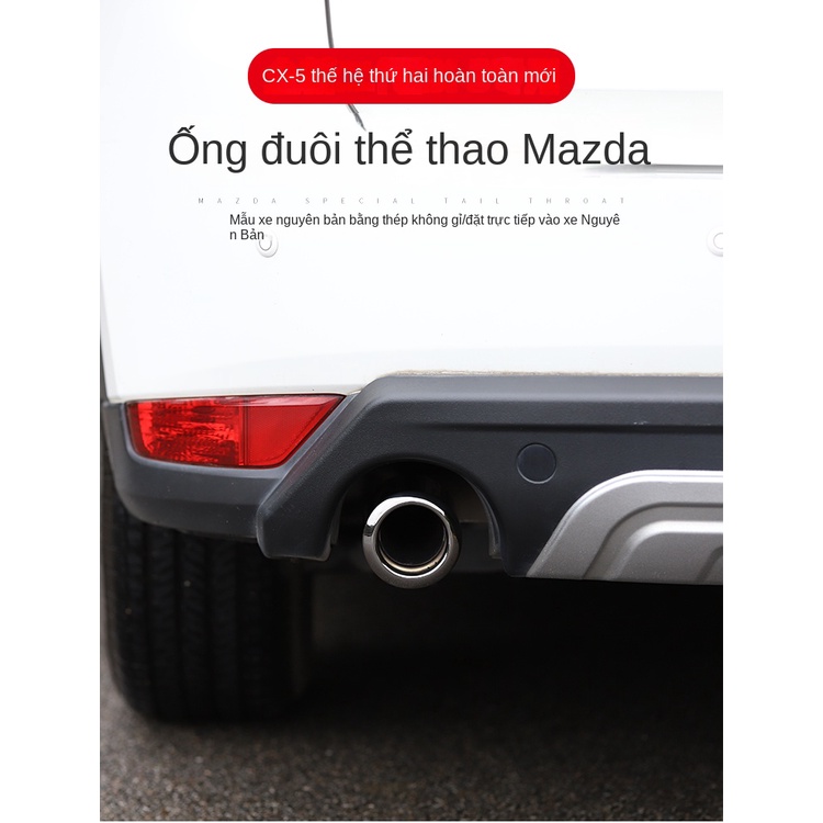 Mazda cx5 2017-2023 thích hợp cho mazda cx5 sửa đổi tay áo 17-23 mới cx-5 phụ tùng đặc biệt phụ kiện trang trí ống xả
