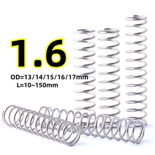 Lò xo nén lò xo không gỉ wpdy sus304 d1.6mm od13-14-15-16-17mm chiều dài lò xo nén dài 20mm-150mm