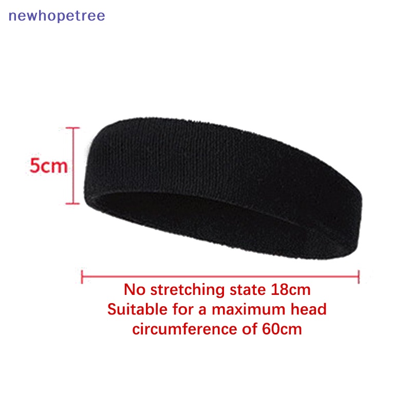 Ntvn unisex sport sweatband headband cho nam nữ unisex yoga hairband phòng tập thể dục căng đầu băng đô thể dục đàn hồi mạnh mẽ ban nhạc bóng rổ oik