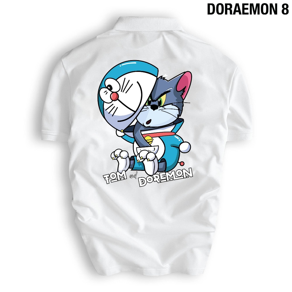 Áo thun POLO Unisex DORAEMON 8 chất liệu cao cấp, phong cách năng động