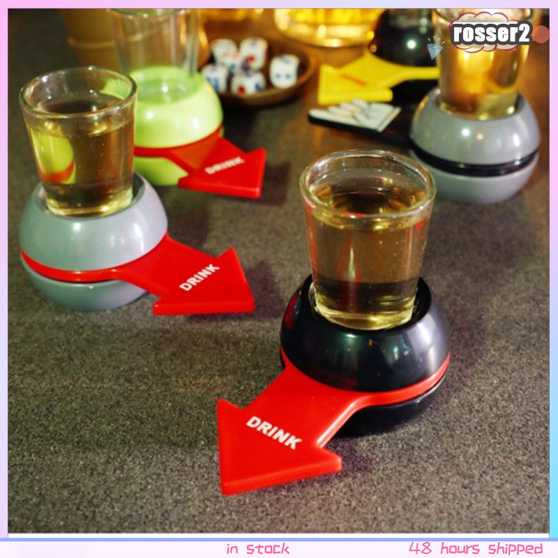 Xoay Mini Trò Chơi Uống Bia Bàn Xoay Con Trỏ Đảng Thanh Uống Đạo Cụ Trò Chơi-Rosser2