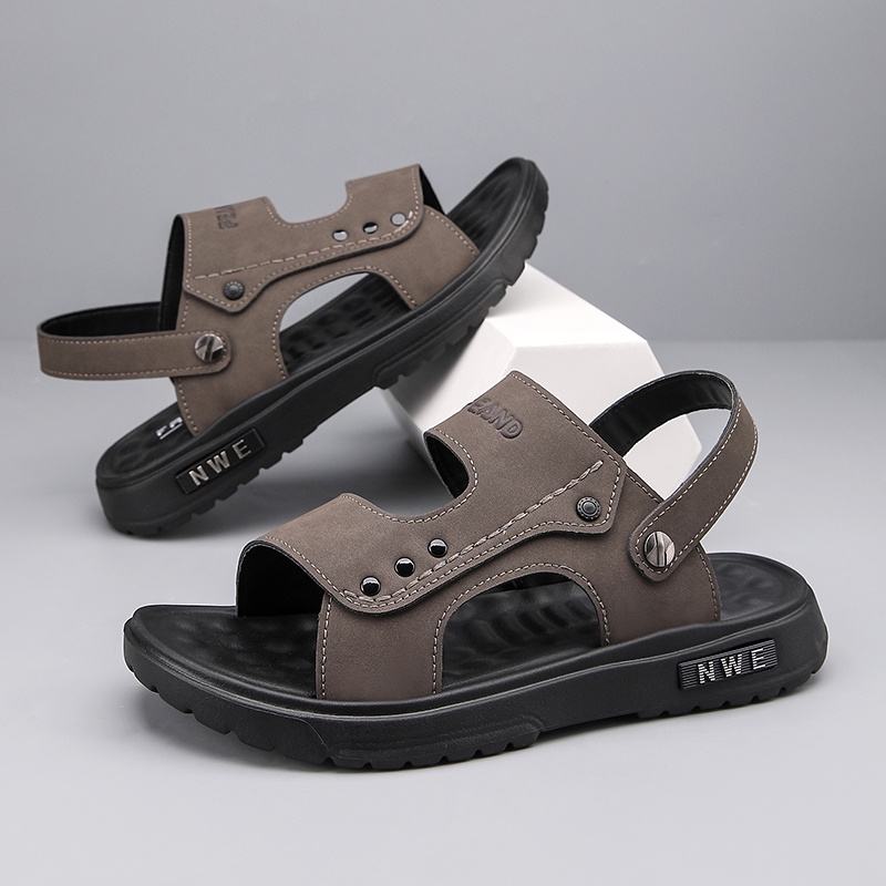 Giày Sandal Hở Ngón Đế Mềm Thoải Mái Thời Trang Đi Biển Cho Nam