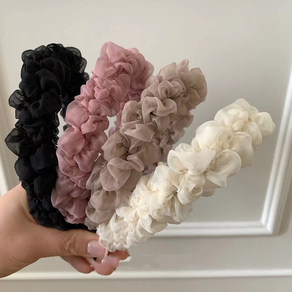 Băng Đô Vải Gạc Thời Trang Hàn Quốc Ngọt Ngào Dễ Phối Đồ Cho Nữ