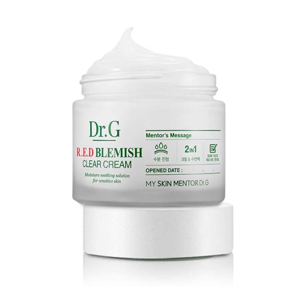 Kem Che Khuyết Điểm Dr G Red 70ml 5 cica Làm Sáng Da
