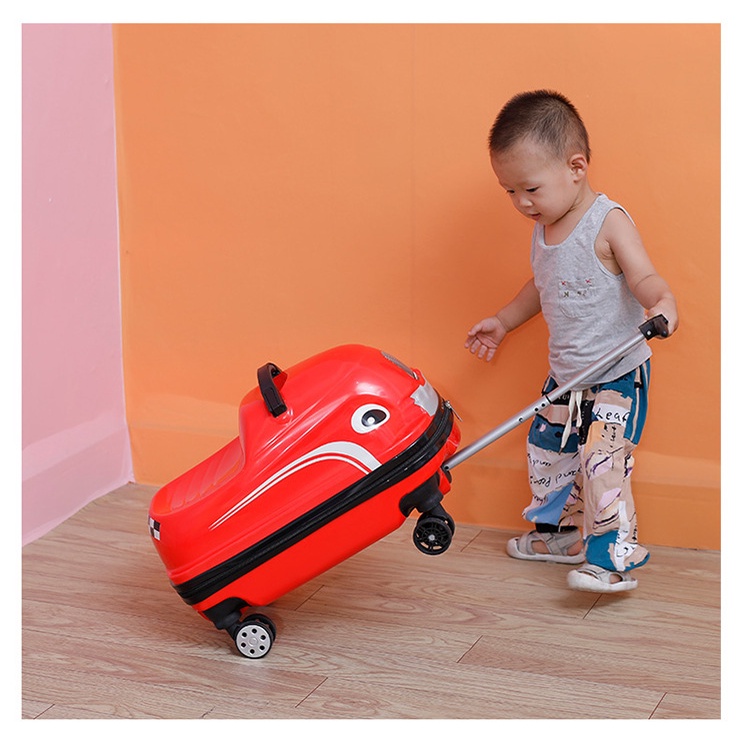 Vali Kéo Hình Xe Hơi Hoạt Hình Dễ Thương Cho Trẻ Mẫu Giáo
