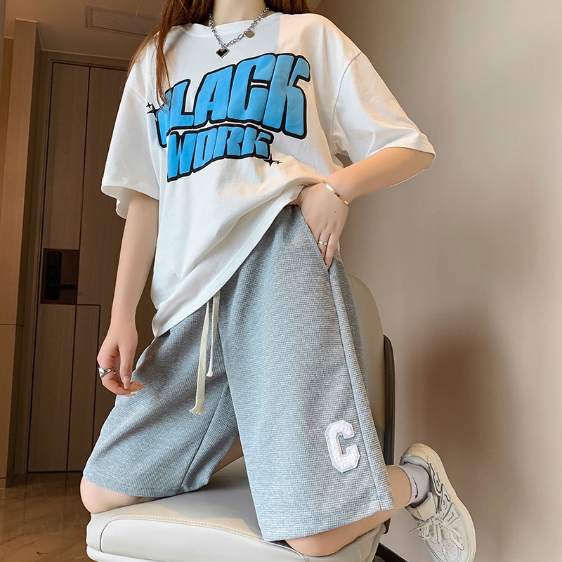 NRVP Quần Short Thể Thao Dáng Rộng Phong Cách Thời Trang Hàn Quốc