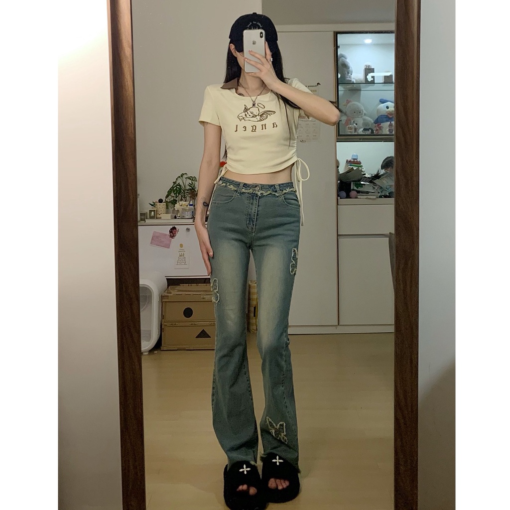 Áo polo Tay Ngắn Dáng Rộng In Họa Tiết Độc Đáo Phong Cách Hàn Quốc Thời Trang Cho Nữ