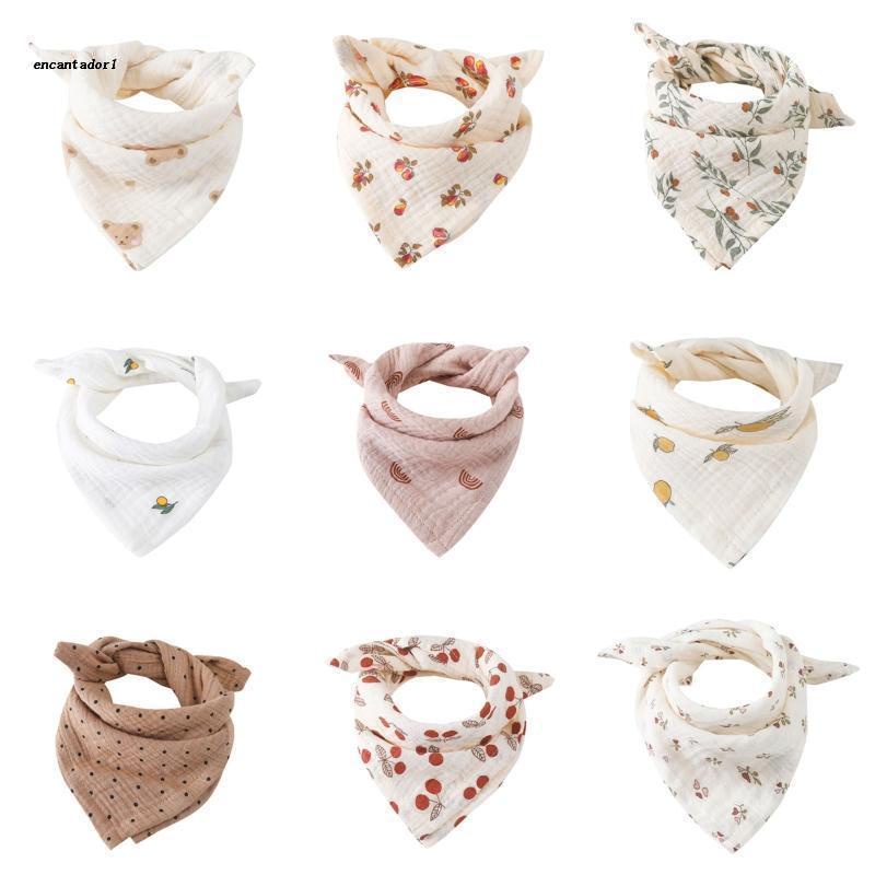 ✿ Yếm Ăn Cho Bé Từ 0-2 Tuổi Họa Tiết Hoa Xinh Xắn