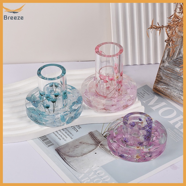 Khuôn Silicone 3 Kích Cỡ Làm Đế Nến Diy