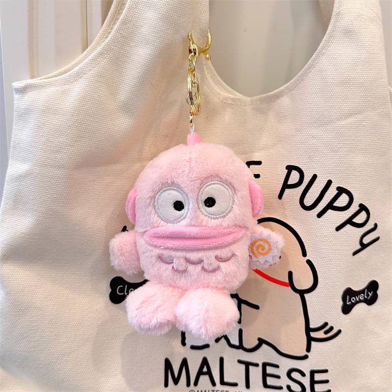 Móc Khóa Búp Bê Nhồi Bông Jason Sanrio Hangyodon Màu Xanh Lá / Hồng Dành Cho Bé Gái