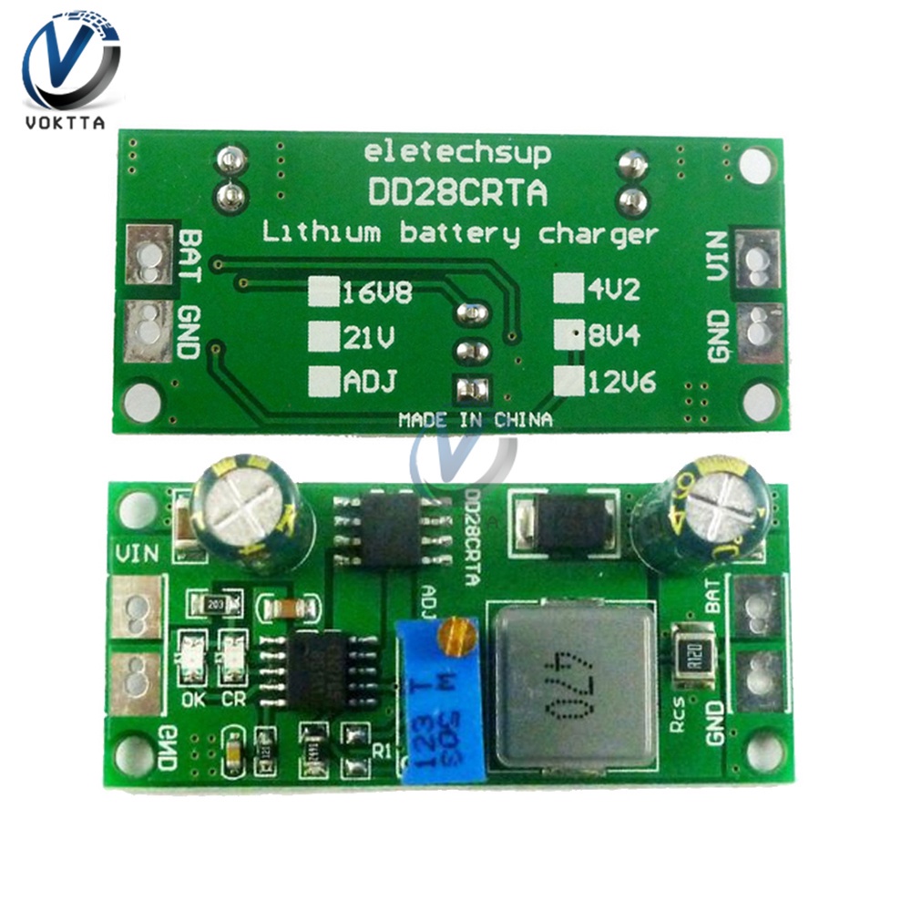 Bảng Mạch Sạc Pin Lithium DD28CRTA 1A 3.7-18.5V Chuyên Dụng