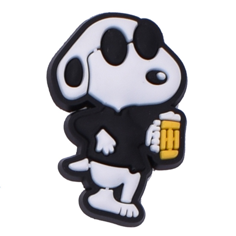 1 Giày Thể Thao Họa Tiết Chú Chó Snoopy Dễ Thương Cho Bé Trai Và Gái