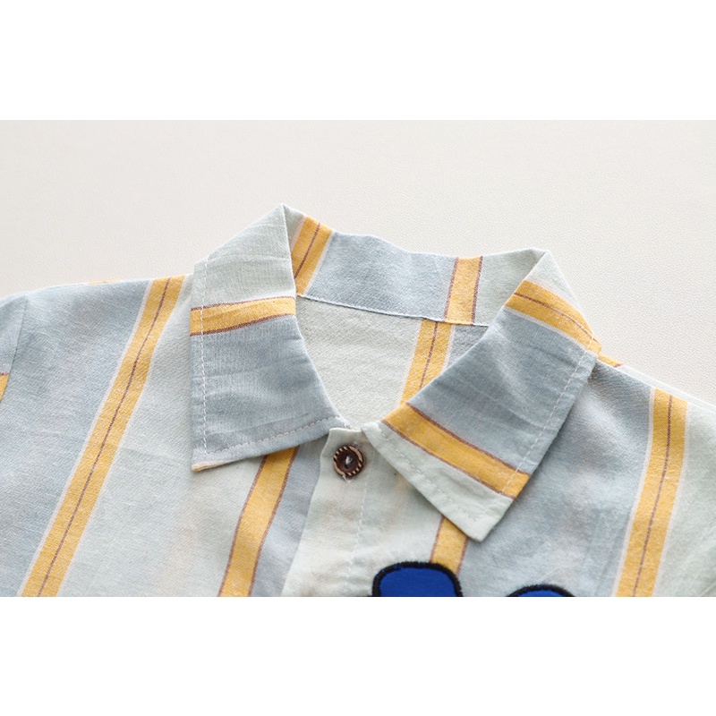 Bộ Quần Áo Cotton Mùa Hè Chất Lượng Cao Cho Bé Trai