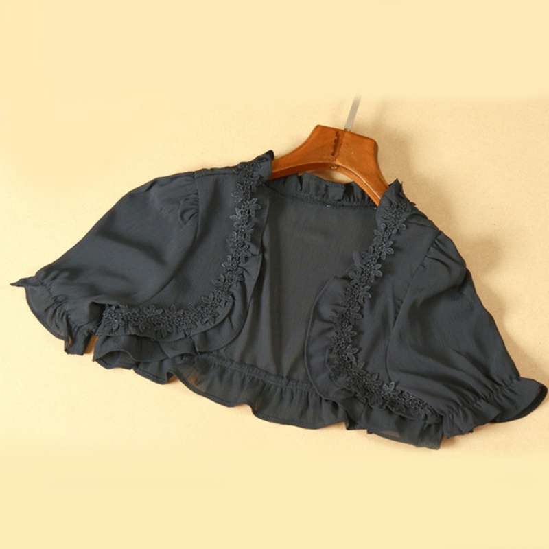 Ivy Áo Cardigan Shrug Vành Hoa Chống Nắng Chống Thời Tiết Nóng Mùa Hè Cho Nữ Giới