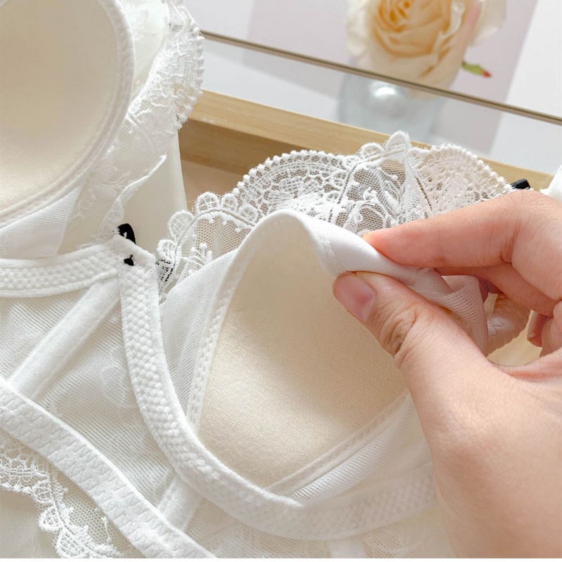 Áo lót Không Gọng Siêu Mỏng Thoáng Khí Thoải Mái Hình Tai Thỏ Quyến Rũ Cho Nữ