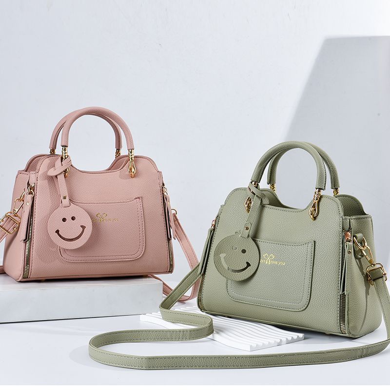 Túi Xách Đeo Vai Sức Chứa Lớn Màu Trơn Thời Trang Dễ Phối Đồ Cho Nữ